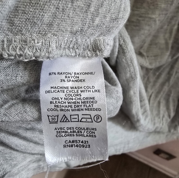 Soft Loft gray long-sleeve tee, size small, gently used. - Picture 4 of 5